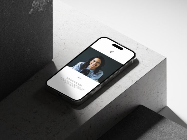 Karine Van de Plas Branding Project portfolio image